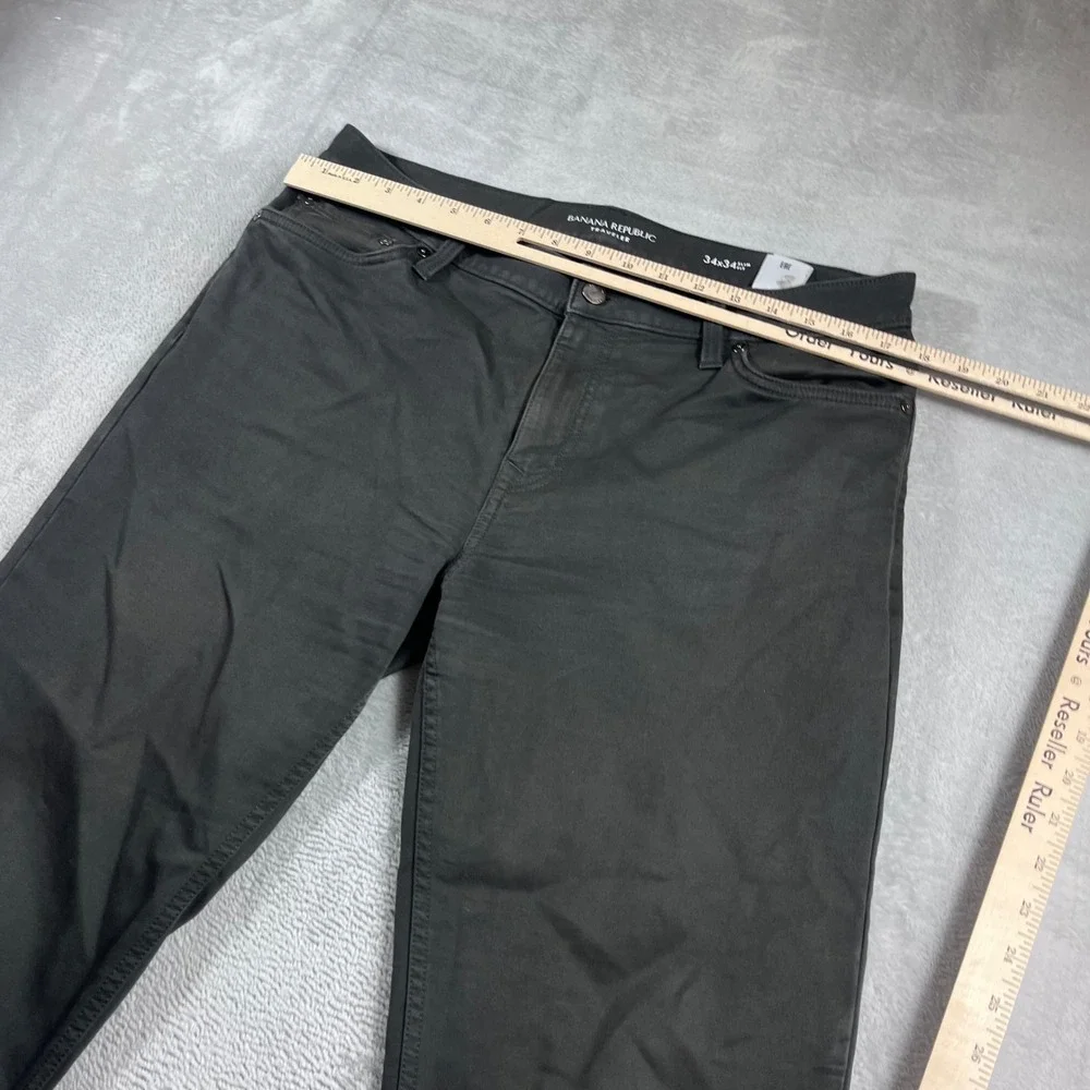 Banana Republic Traveler Slim Fit Pants Mens 34x34 Dark Gray Charcoal 5-Pocket